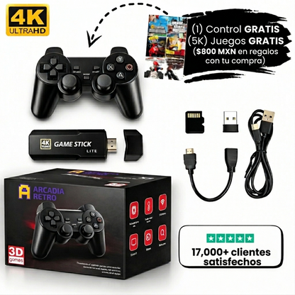 Arcadia Stick™ | Black Mamba Retro 4K 2026