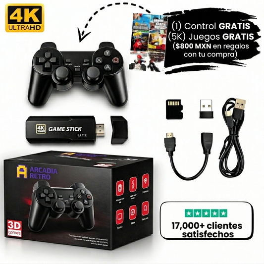Arcadia Stick™ | Black Mamba Retro 4K 2026