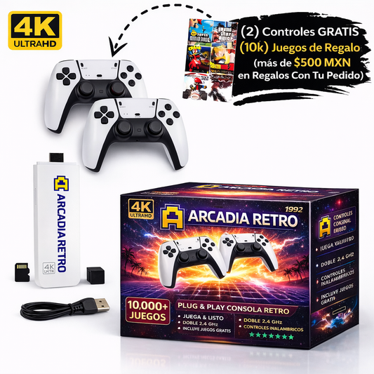 Arcadia Retro Stick™ | Consola Retro 4K HDMI